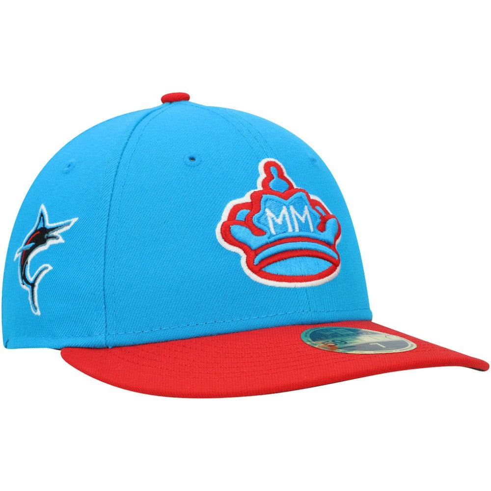 Blue/Red Miami Marlins New Era City Connect 59FIFTY Fitted Hat