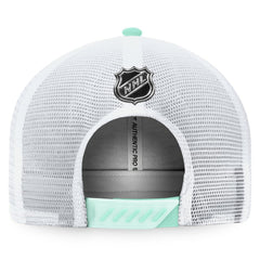 NHL Seattle Kraken Fanatics 2022 NHL Draft Authentic Pro On Stage Trucker Adjustable Hat