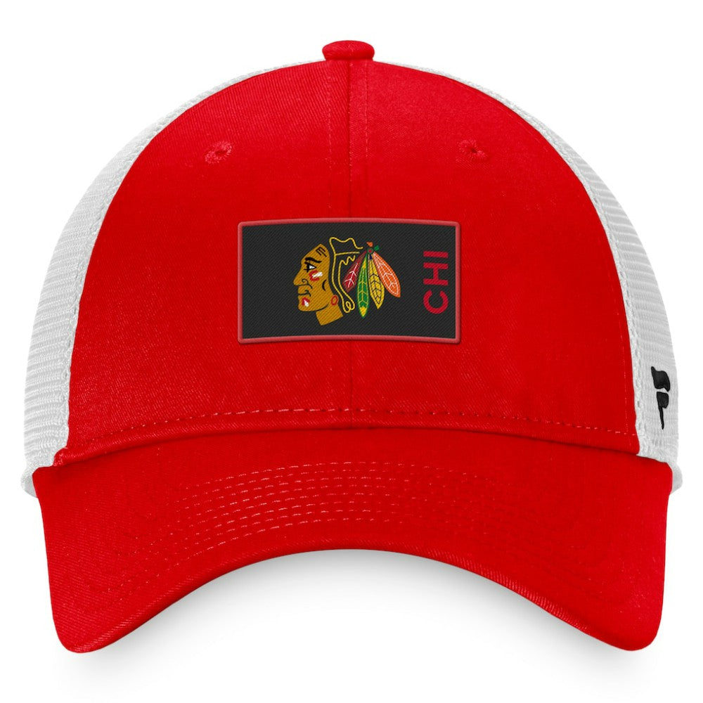 NHL Chicago Blackhawks Fanatics Authentic Pro Rink Trucker Snapback Hat