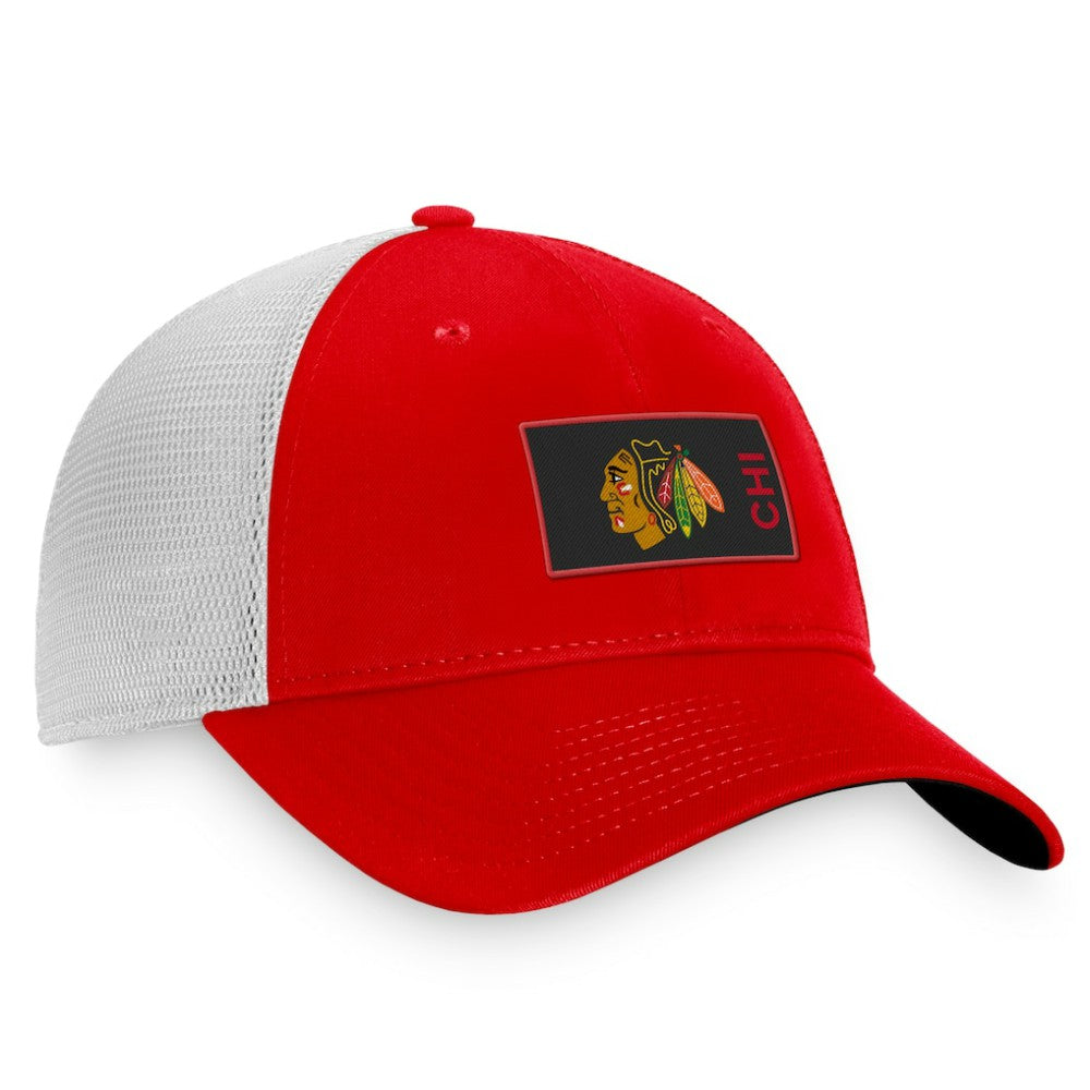 NHL Chicago Blackhawks Fanatics Authentic Pro Rink Trucker Snapback Hat