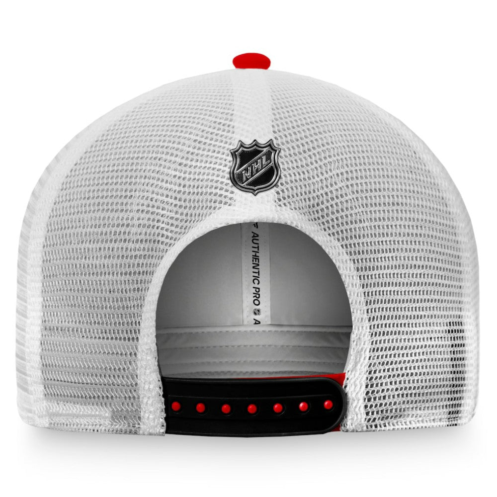 NHL Chicago Blackhawks Fanatics Authentic Pro Rink Trucker Snapback Hat