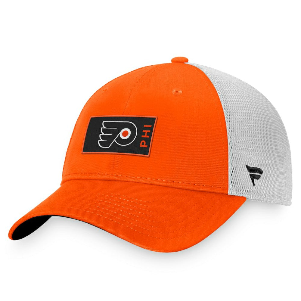 NHL Philadelphia Flyers Fanatics Authentic Pro Rink Trucker Snapback Hat