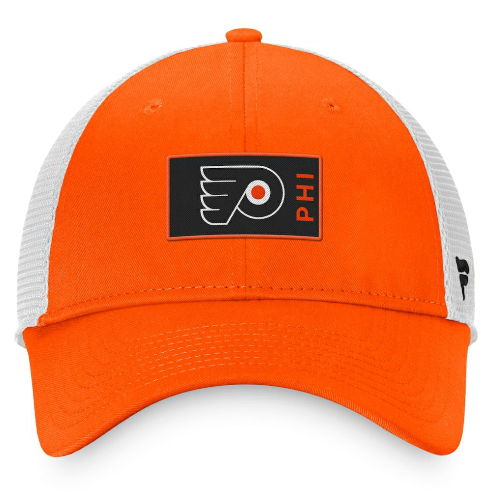 NHL Philadelphia Flyers Fanatics Authentic Pro Rink Trucker Snapback Hat