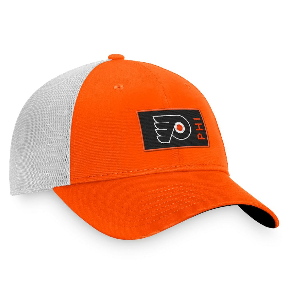NHL Philadelphia Flyers Fanatics Authentic Pro Rink Trucker Snapback Hat