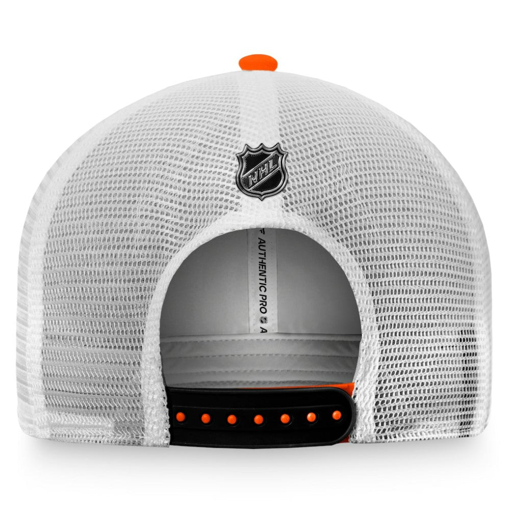 NHL Philadelphia Flyers Fanatics Authentic Pro Rink Trucker Snapback Hat