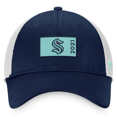 NHL Seattle Kraken Fanatics Authentic Pro Rink Trucker Snapback Hat