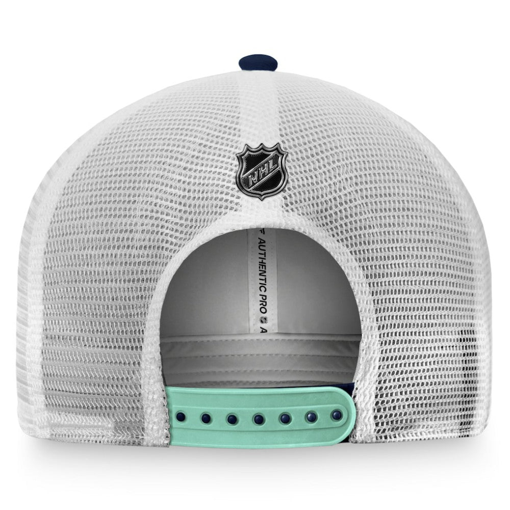 NHL Seattle Kraken Fanatics Authentic Pro Rink Trucker Snapback Hat