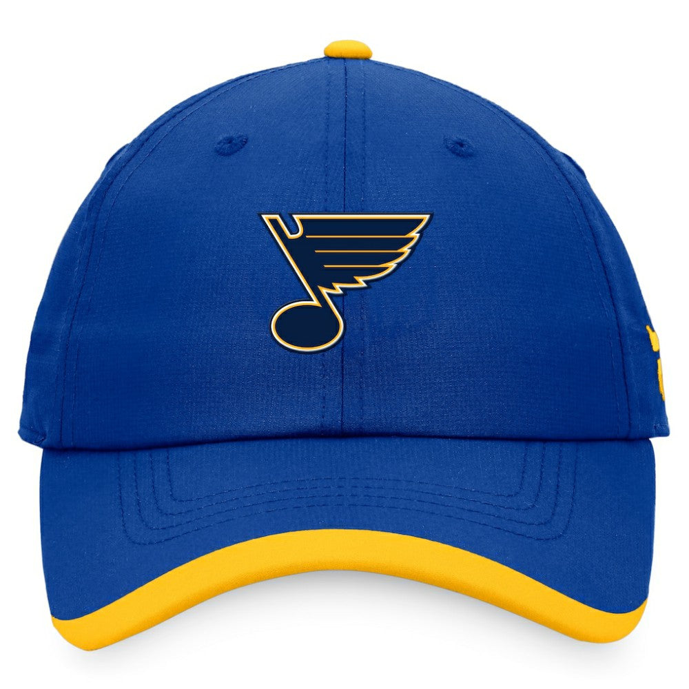 NHL St. Louis Blues Fanatics Authentic Pro Rink Pinnacle Adjustable Hat