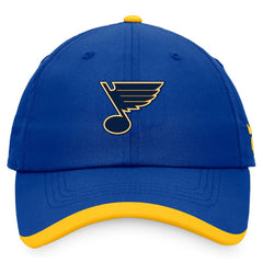 NHL St. Louis Blues Fanatics Authentic Pro Rink Pinnacle Adjustable Hat