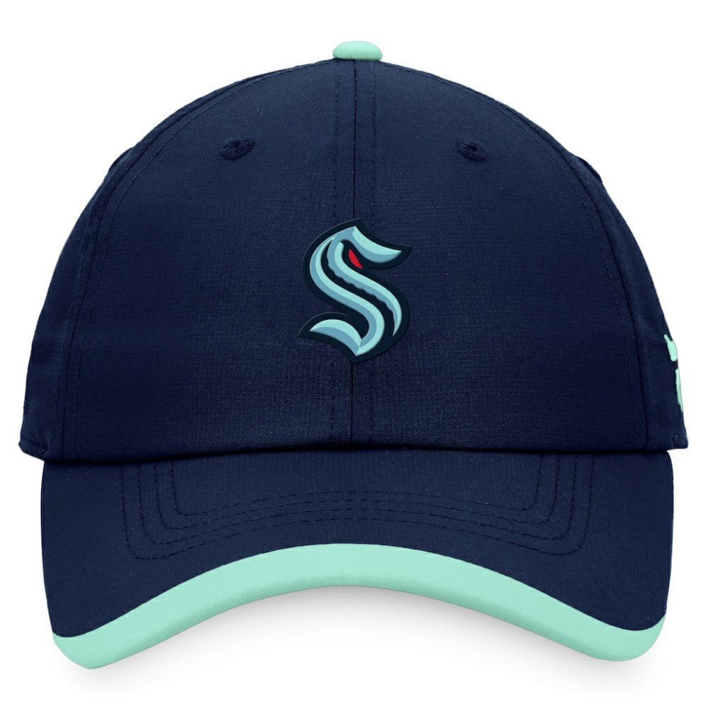 NHL Seattle Kraken Fanatics Authentic Pro Rink Pinnacle Adjustable Hat