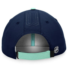 NHL Seattle Kraken Fanatics Authentic Pro Rink Pinnacle Adjustable Hat