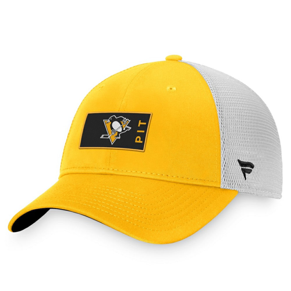 NHL Pittsburgh Penguins Fanatics Authentic Pro Rink Trucker Snapback Hat