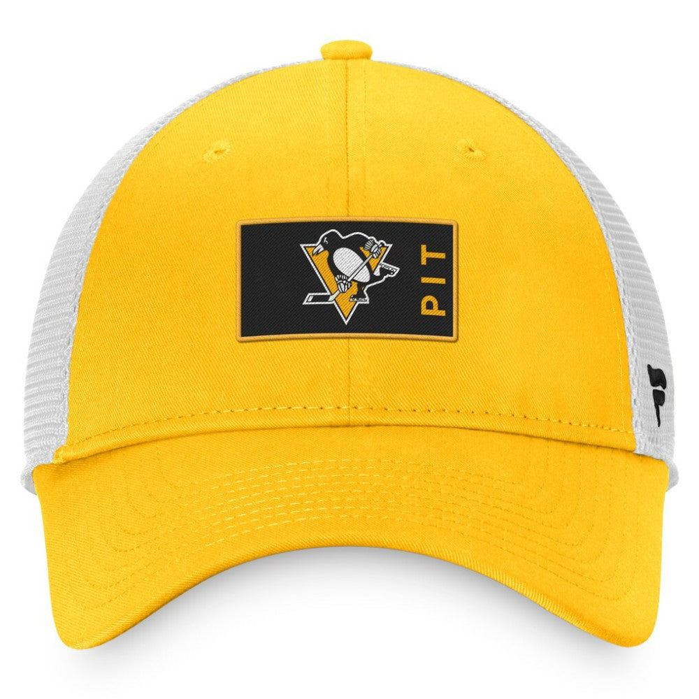 NHL Pittsburgh Penguins Fanatics Authentic Pro Rink Trucker Snapback Hat