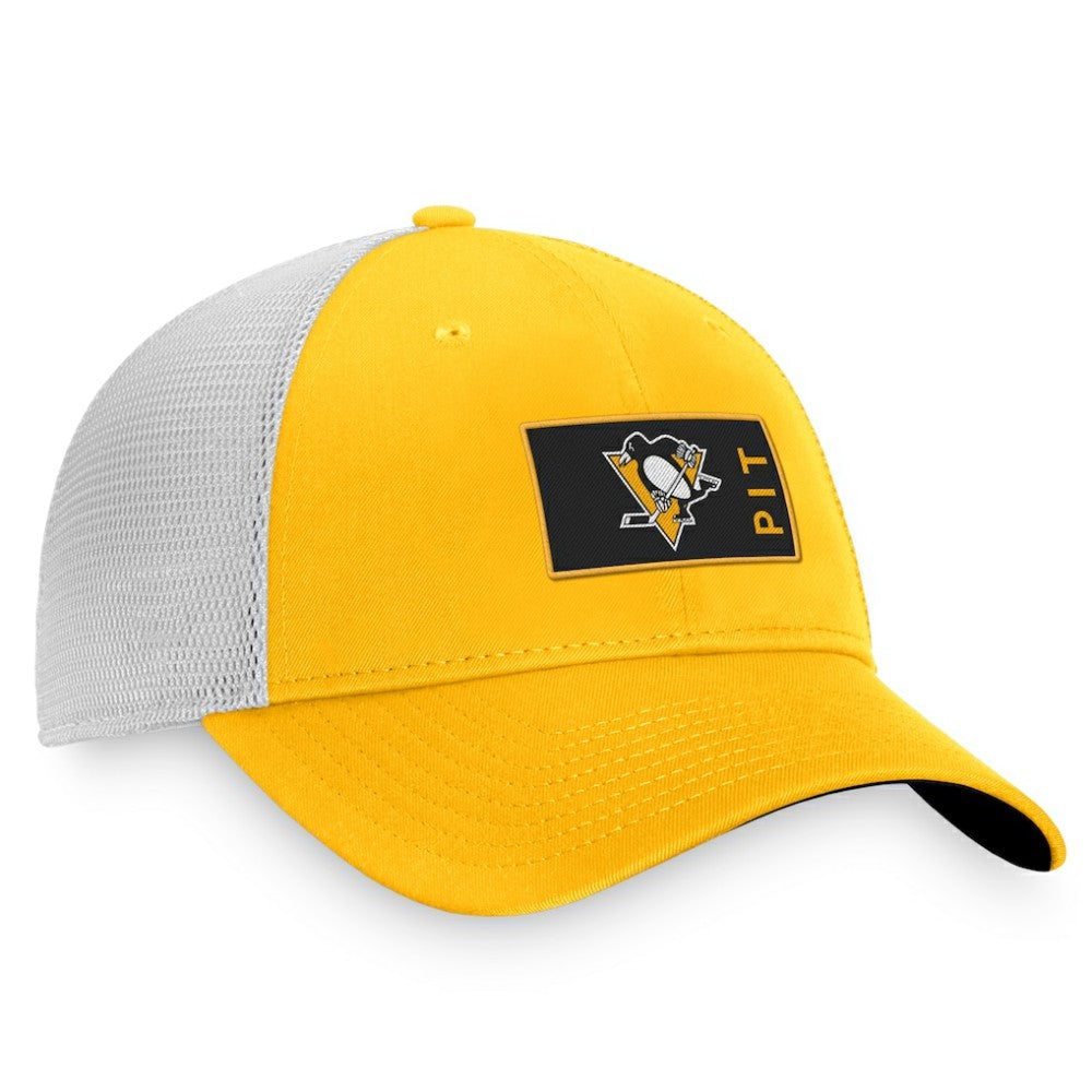 NHL Pittsburgh Penguins Fanatics Authentic Pro Rink Trucker Snapback Hat