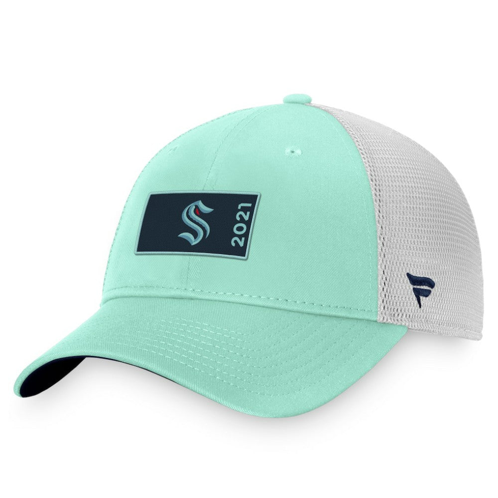 NHL Seattle Kraken Fanatics Authentic Pro Rink Trucker Snapback Hat