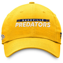 NHL Nashville Predators Fanatics Authentic Pro Rink Adjustable Hat