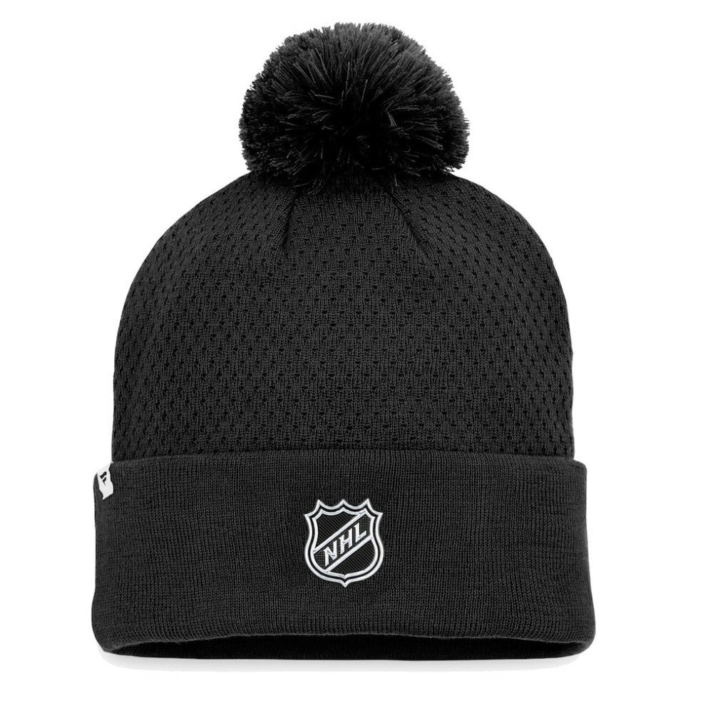 NHL Vegas Golden Knights Fanatics Women's Authentic Pro Road Cuffed Knit Hat with Pom