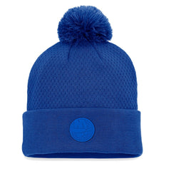 NHL New York Islanders Fanatics Women's Authentic Pro Road Cuffed Knit Hat with Pom