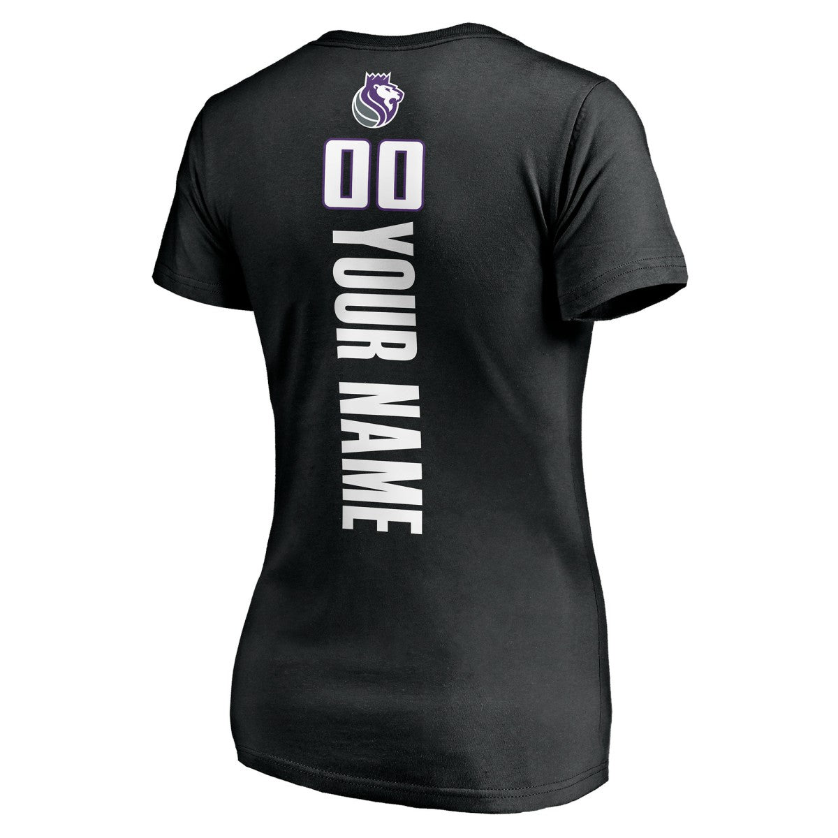 Sacramento Kings Women's Personalized Playmaker Team V-Neck T-Shirt