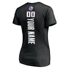 Sacramento Kings Women's Personalized Playmaker Team V-Neck T-Shirt