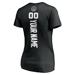 San Antonio Spurs Women's Personalized Playmaker Team V-Neck T-Shirt