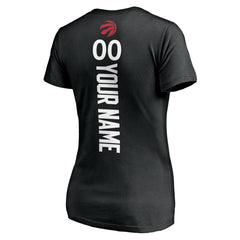 Toronto Raptors Women's Personalized Playmaker Team V-Neck T-Shirt