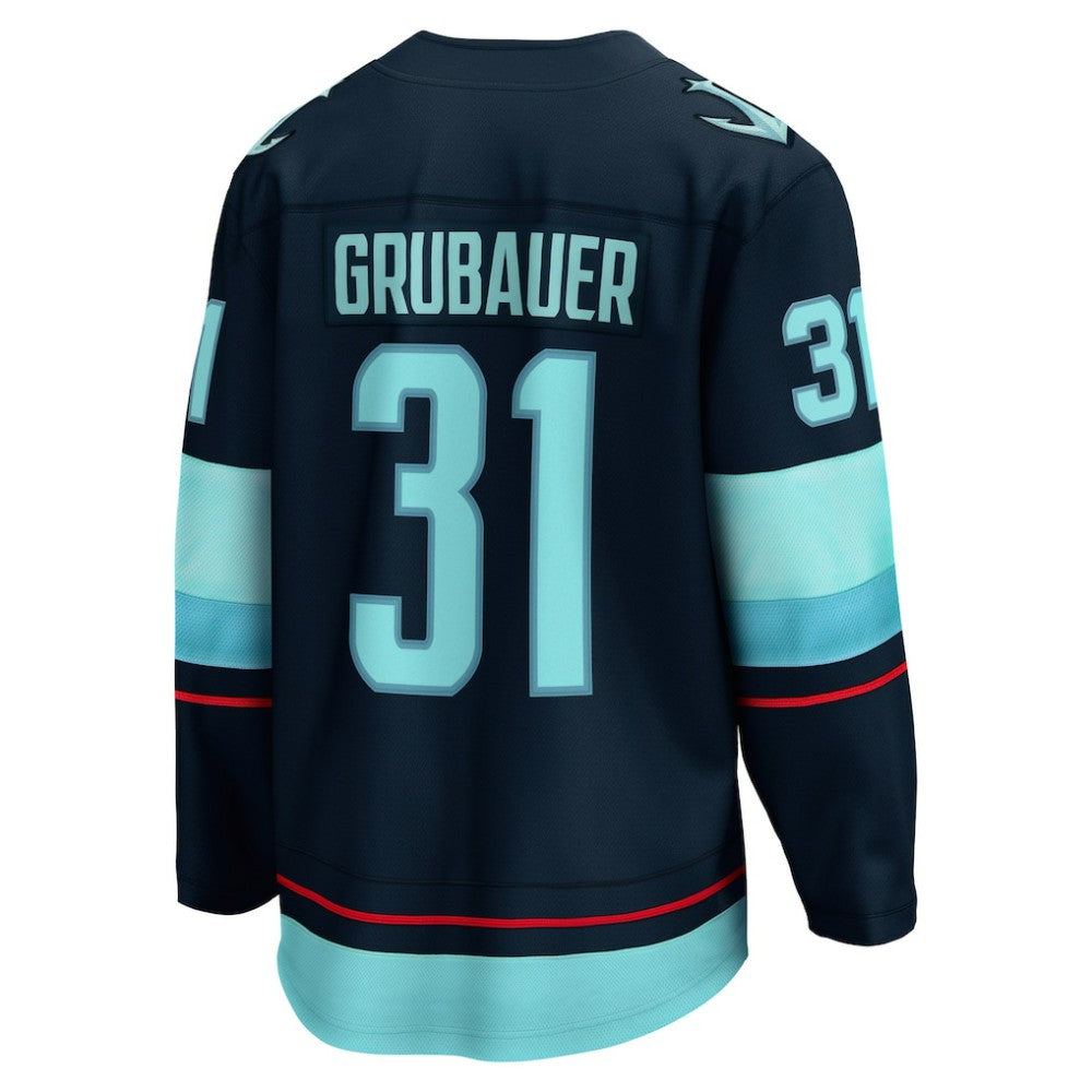 NHL Philipp Grubauer Seattle Kraken Fanatics Home Breakaway Player Jersey