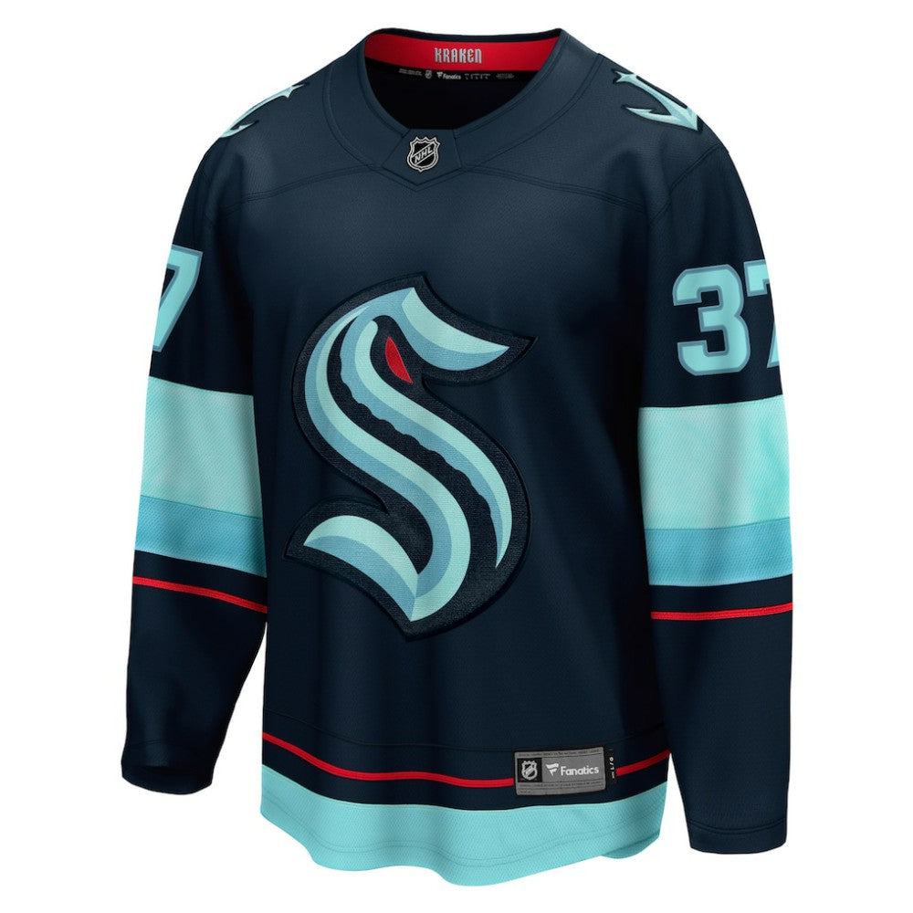NHL Yanni Gourde Seattle Kraken Fanatics Home Breakaway Player Jersey