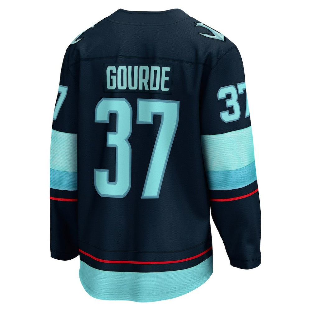 NHL Yanni Gourde Seattle Kraken Fanatics Home Breakaway Player Jersey