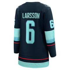 NHL Adam Larsson Seattle Kraken Fanatics Women's Home Breakaway Player Jersey