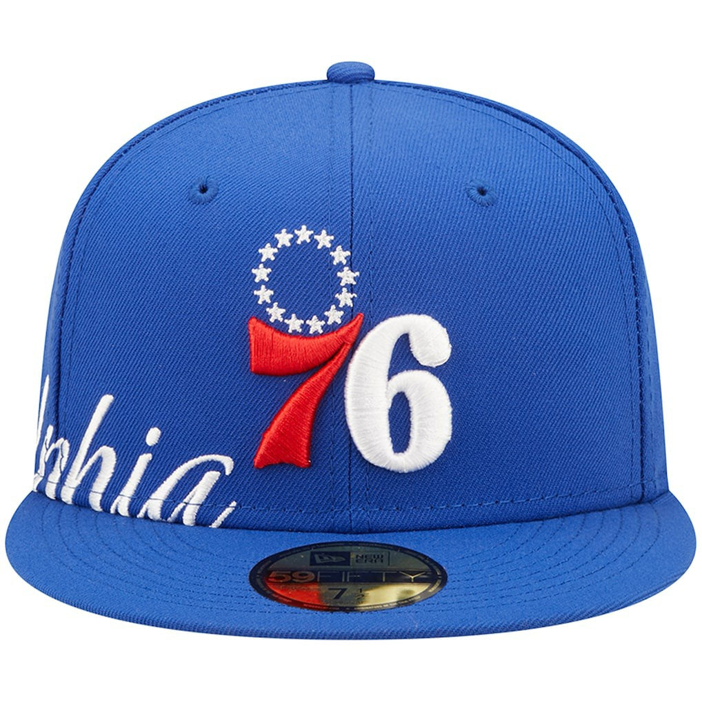 New Era Philadelphia 76ers Side Split 59FIFTY Fitted Hat