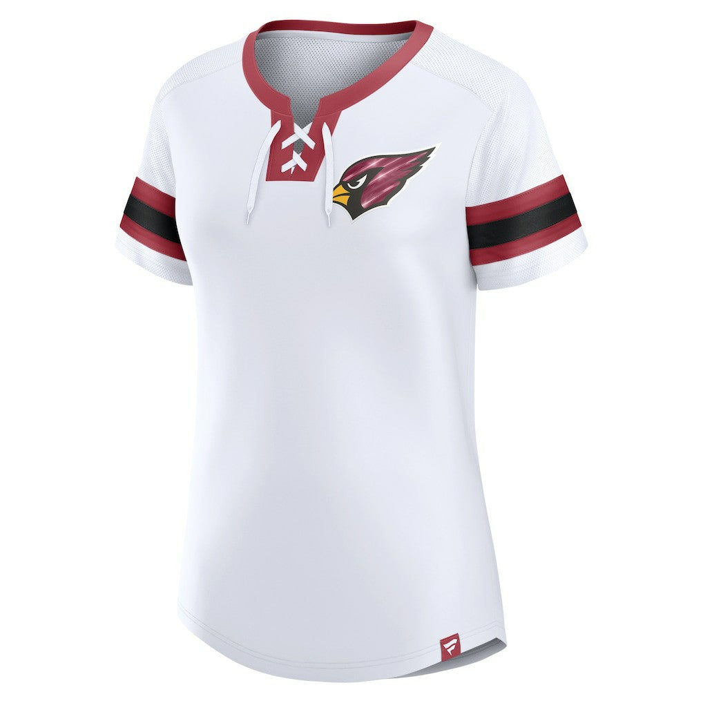 Women's Sunday Best Lace-Up T-Shirt - Arizona Cardinals T-shirts