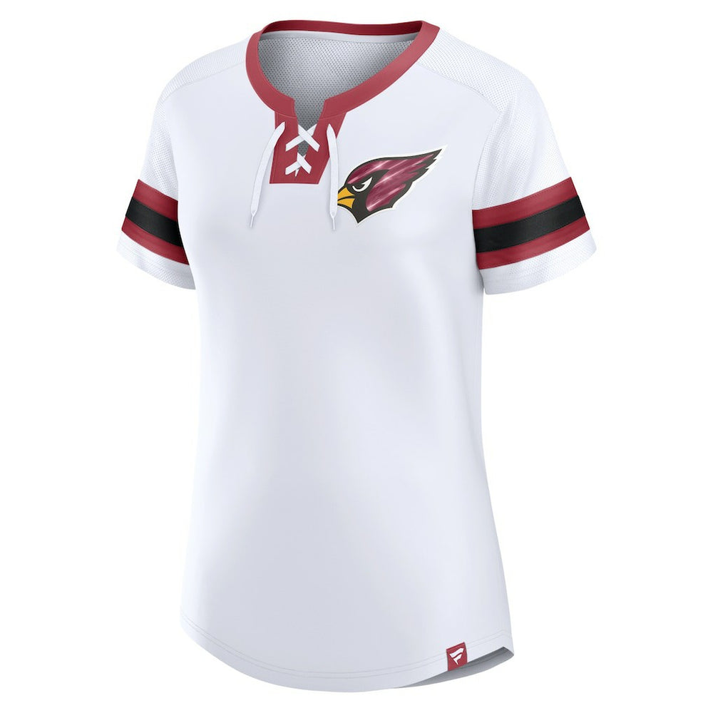 Women's Sunday Best Lace-Up T-Shirt - Arizona Cardinals T-shirts