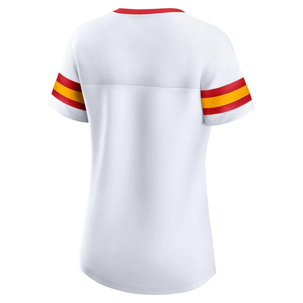 Women's Sunday Best Lace-Up T-Shirt - Kansas City Chiefs T-shirts