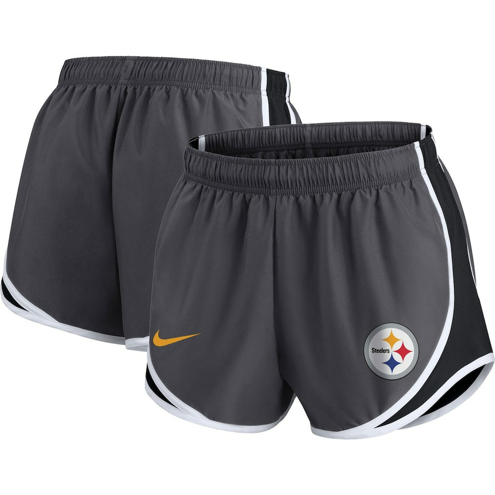 Women's Plus Size Logo Performance Tempo Shorts - Pittsburgh Steelers Shorts