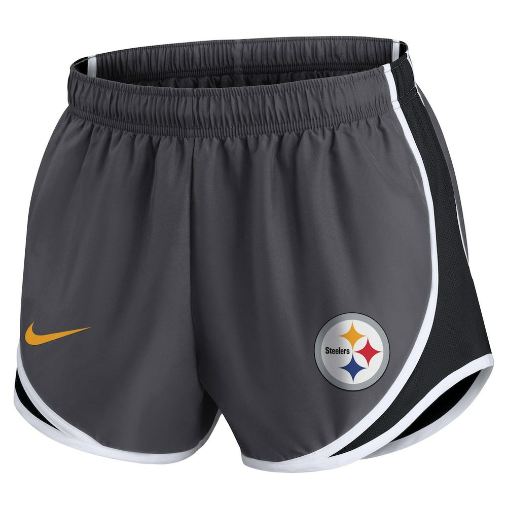 Women's Plus Size Logo Performance Tempo Shorts - Pittsburgh Steelers Shorts