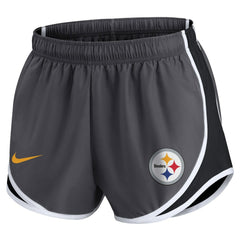 Women's Plus Size Logo Performance Tempo Shorts - Pittsburgh Steelers Shorts