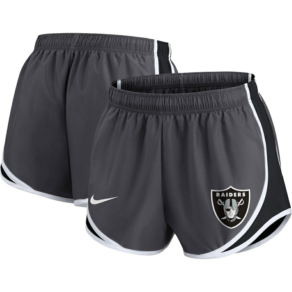 Women's Plus Size Logo Performance Tempo Shorts - Las Vegas Raiders Shorts
