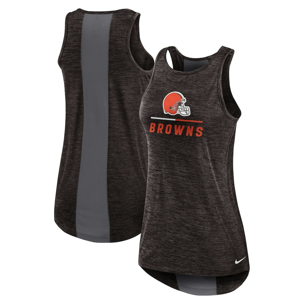 Women's High Neck Performance Tank Top - Cleveland Browns Tops