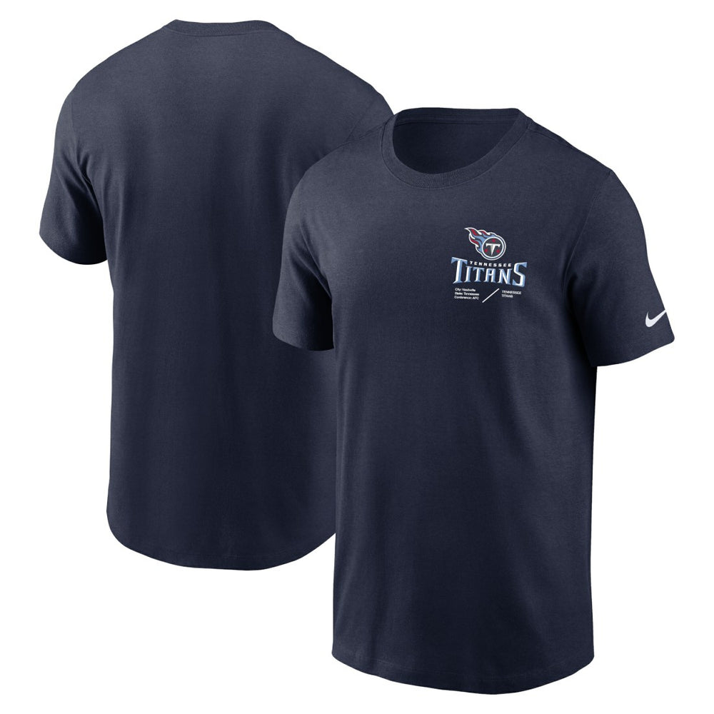 Sideline Infograph Lockup Performance T-Shirt - Tennessee Titans T-shirts