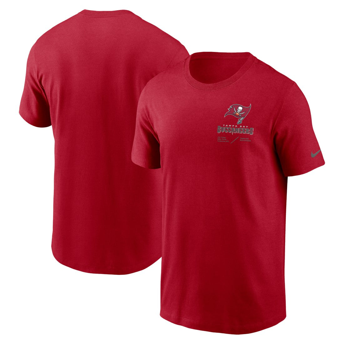 Sideline Infograph Lockup Performance T-Shirt - Tampa Bay Buccaneers T-shirts