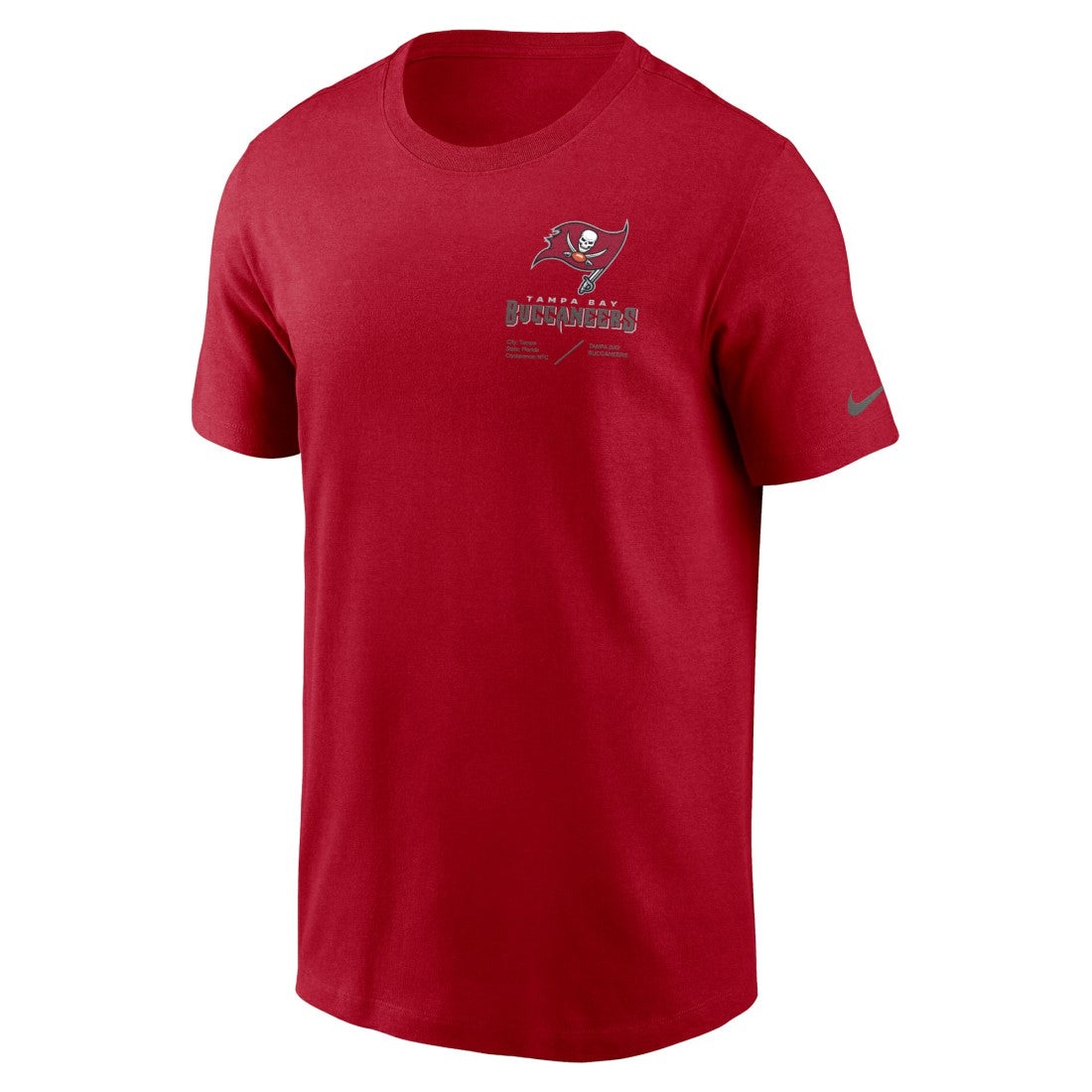 Sideline Infograph Lockup Performance T-Shirt - Tampa Bay Buccaneers T-shirts