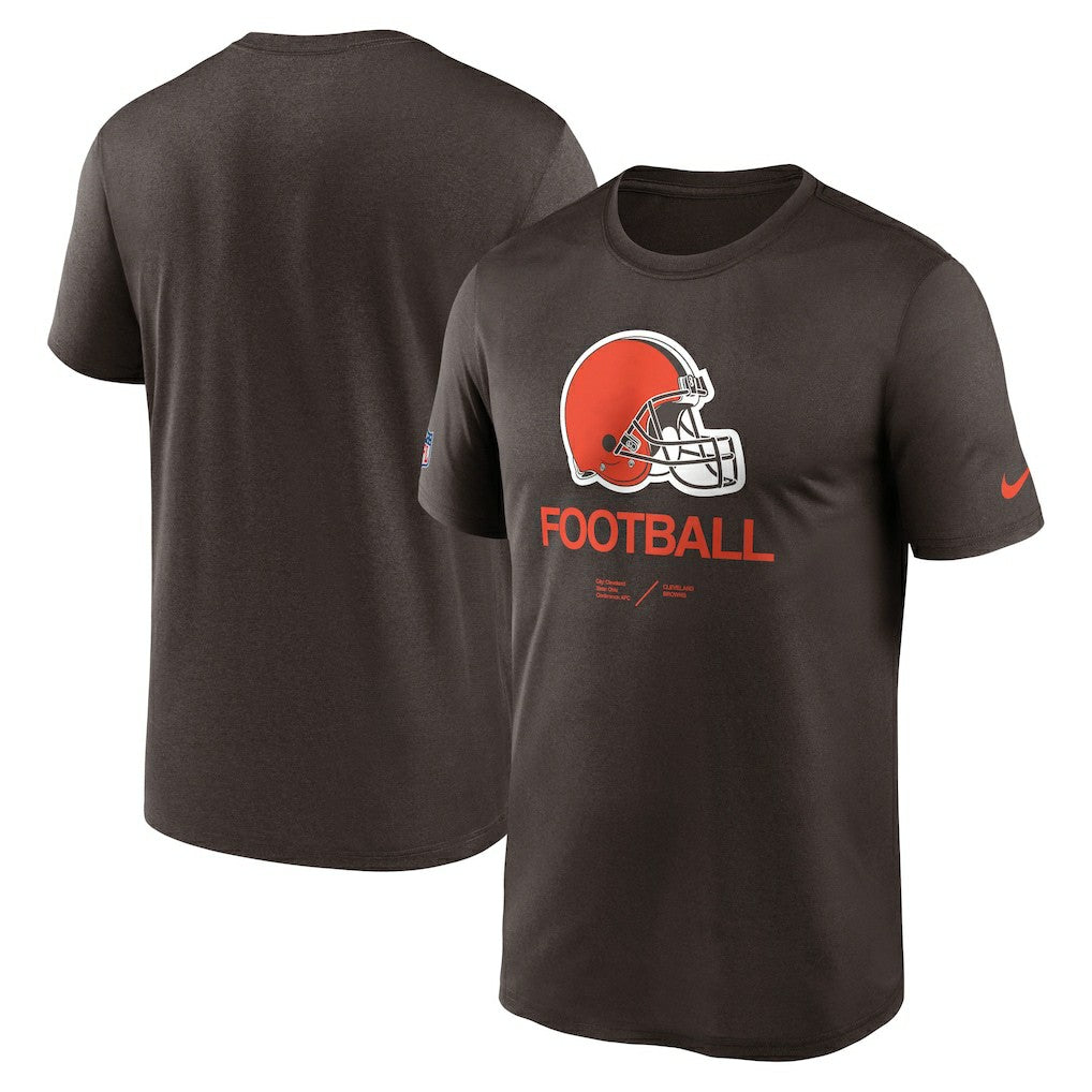 Sideline Infograph Performance T-Shirt - Cleveland Browns T-shirts