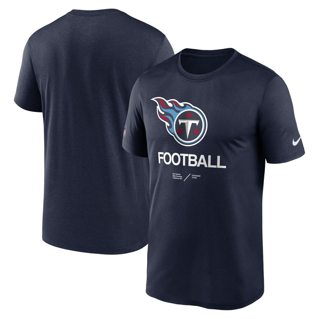 Sideline Infograph Performance T-Shirt - Tennessee Titans T-shirts