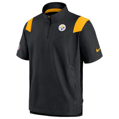 Sideline Coaches Chevron Lockup Pullover Top - Pittsburgh Steelers Pullover
