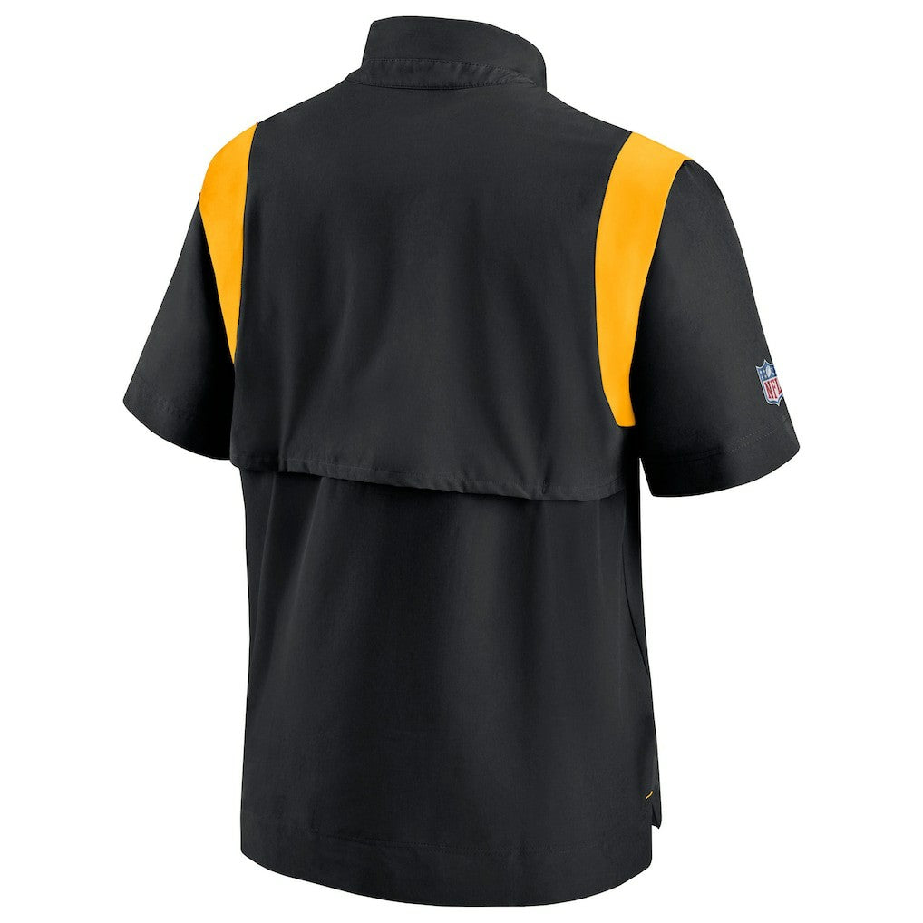 Sideline Coaches Chevron Lockup Pullover Top - Pittsburgh Steelers Pullover