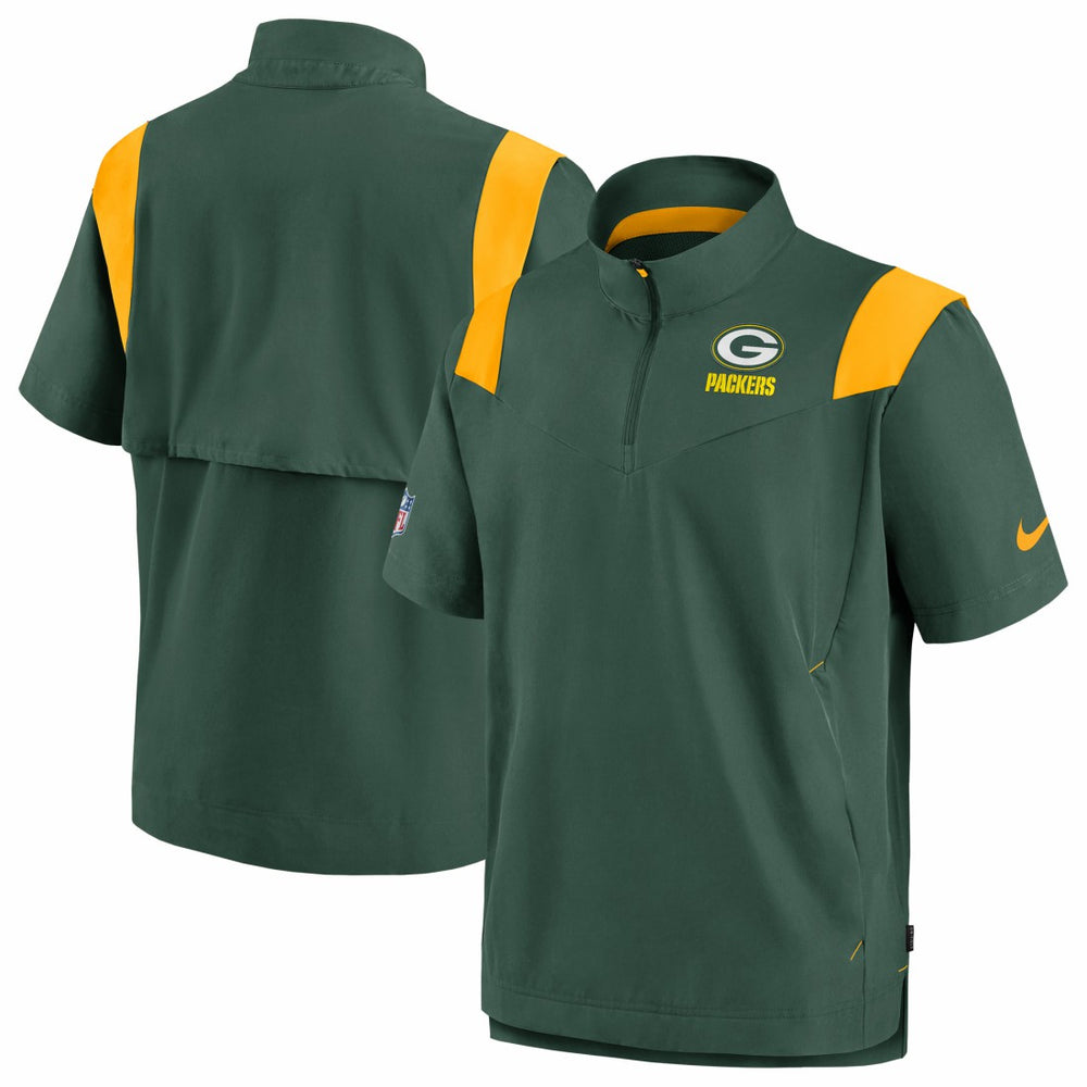Sideline Coaches Chevron Lockup Pullover Top - Green Bay Packers Pullover