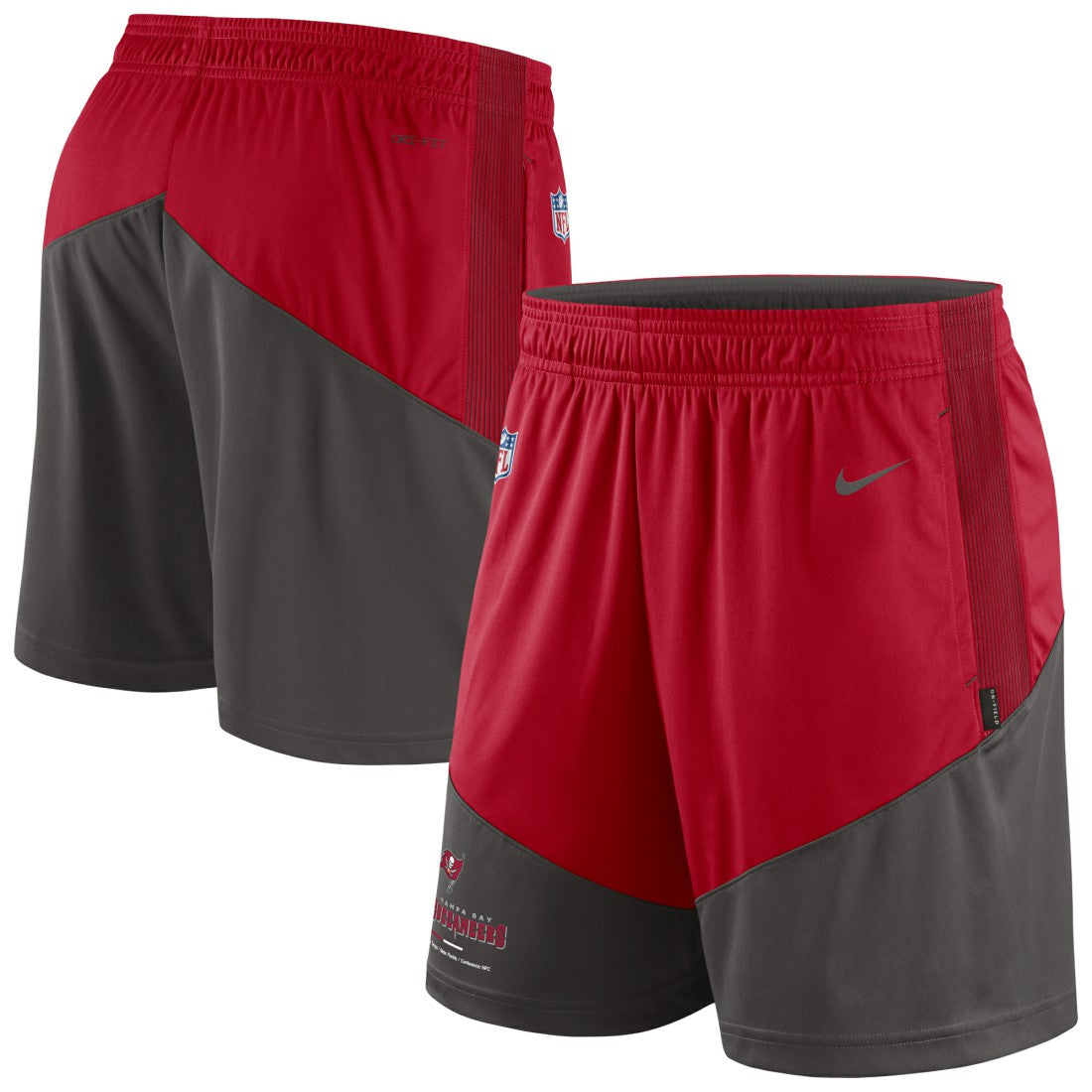 Sideline Primary Lockup Performance Shorts - Tampa Bay Buccaneers Shorts
