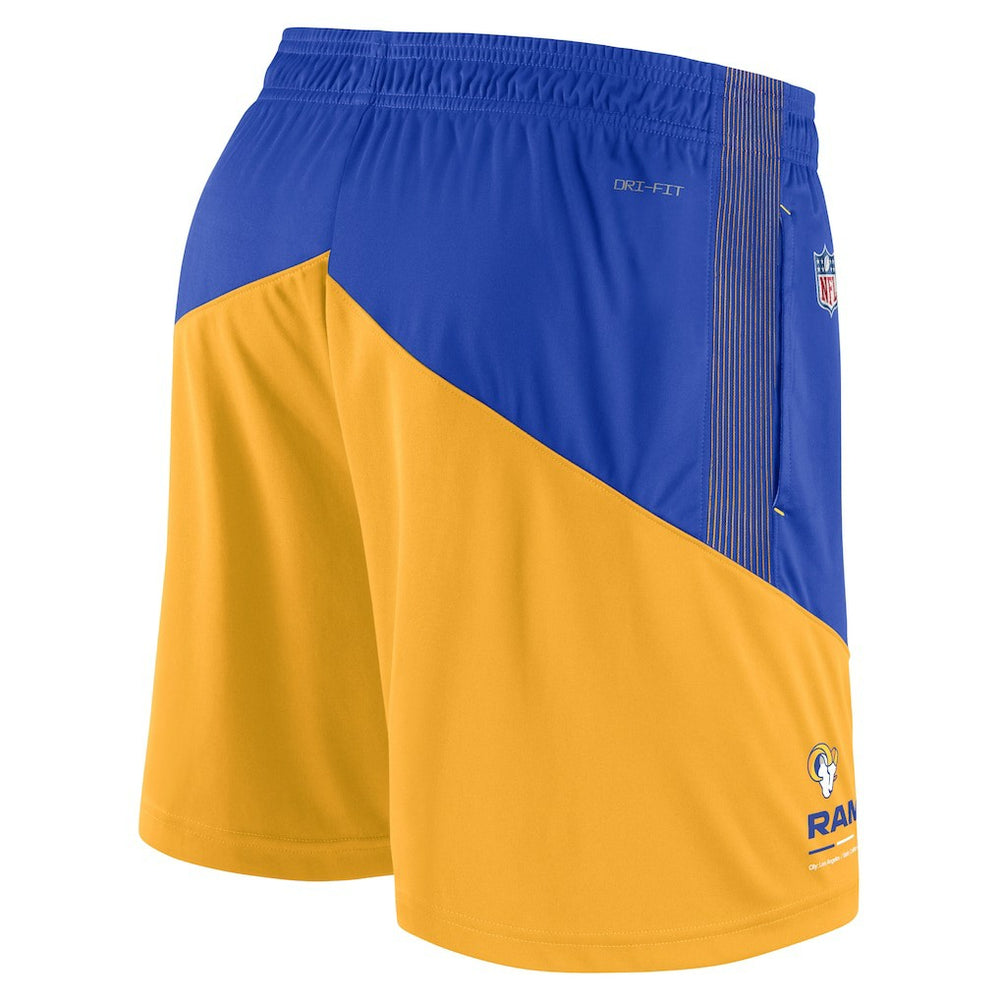 Sideline Primary Lockup Performance Shorts - Los Angeles Rams Shorts
