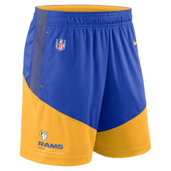 Sideline Primary Lockup Performance Shorts - Los Angeles Rams Shorts